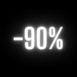 -90%